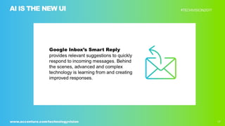 AI is the New UI - Tech Vision 2017 Trend 1