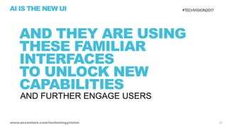 AI is the New UI - Tech Vision 2017 Trend 1