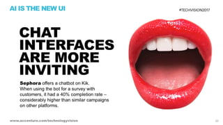 AI is the New UI - Tech Vision 2017 Trend 1