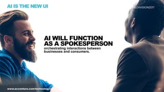AI is the New UI - Tech Vision 2017 Trend 1