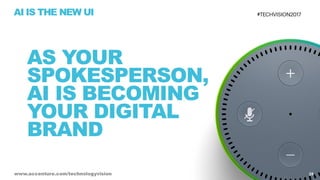 AI is the New UI - Tech Vision 2017 Trend 1