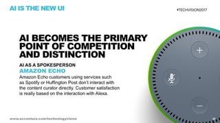 AI is the New UI - Tech Vision 2017 Trend 1