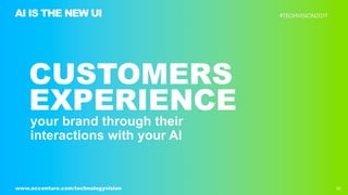 AI is the New UI - Tech Vision 2017 Trend 1