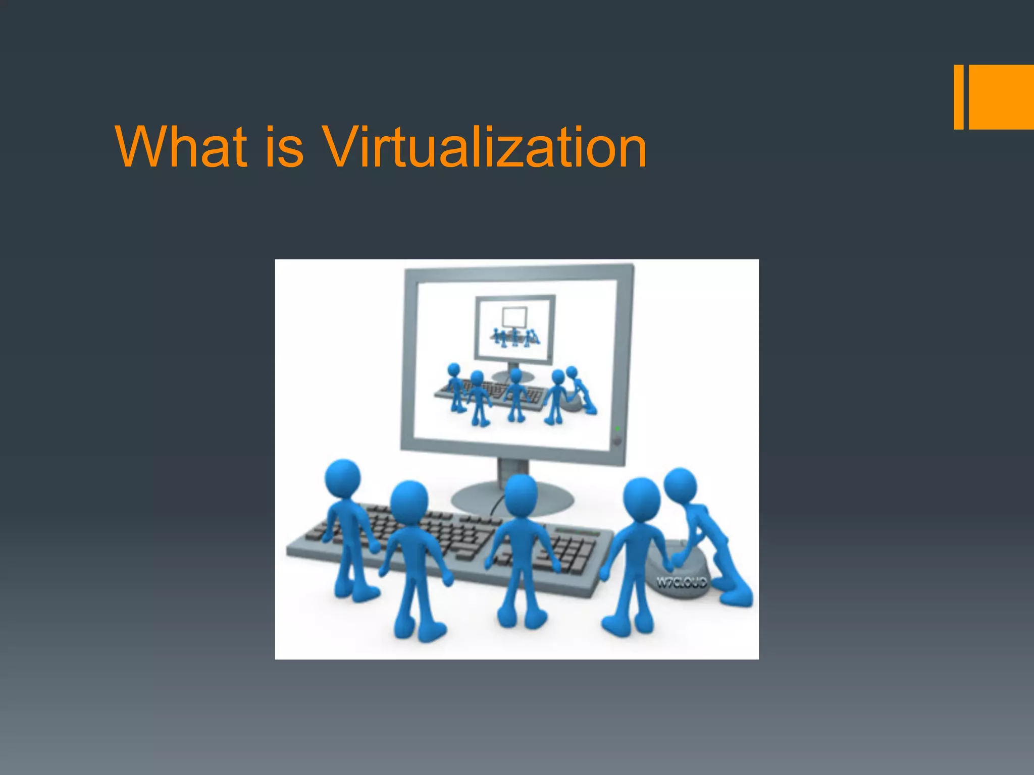 What is Virtualization
 