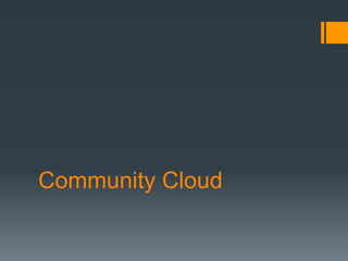 Community Cloud
 