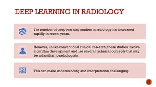 Deep Learning and AI Applications in Medical Imaging and Radiology | PPTX