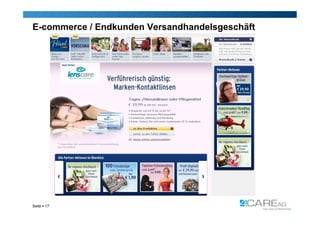 E-commerce / Endkunden Versandhandelsgeschäft




Seite  17
 