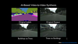AI-Based Video-to-Video Synthesis
Video: https://youtu.be/GRQuRcpf5Gc
 