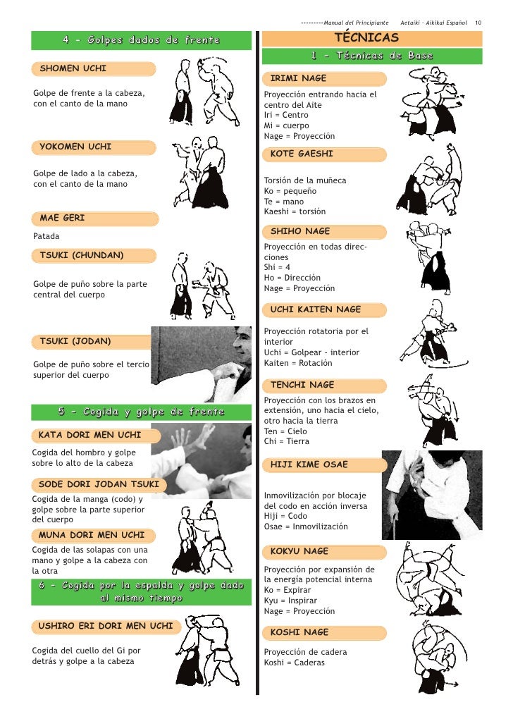 Aikido manual del principiante (ispaniskai)