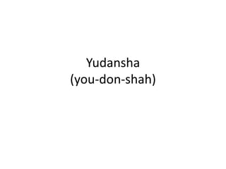 Yudansha(you-don-shah)