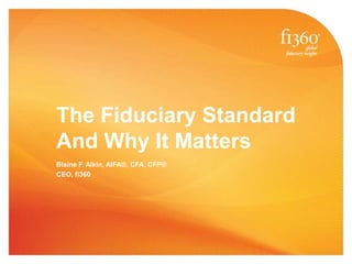 Who is a fiduciary?
• Someone who stands in a special relationship of
trust, confidence, and/or legal responsibility
• Fid...