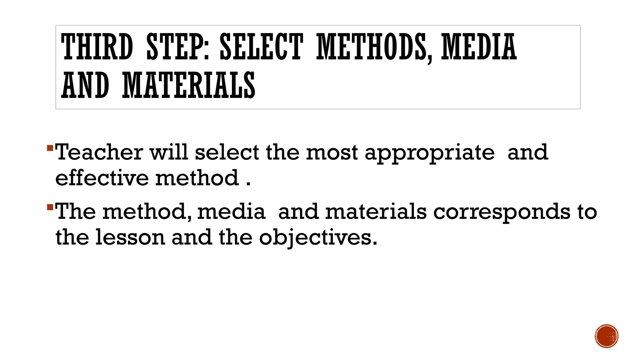 ailaa3rd step 4rt step.pptxIt's all about method and medias | PPT