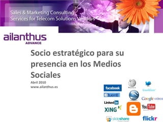 MarCom en MediosSocialespara TIC 