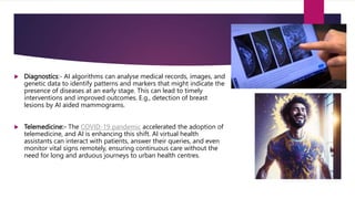 Role of Artificial Intelligence in Public Health | PPTX