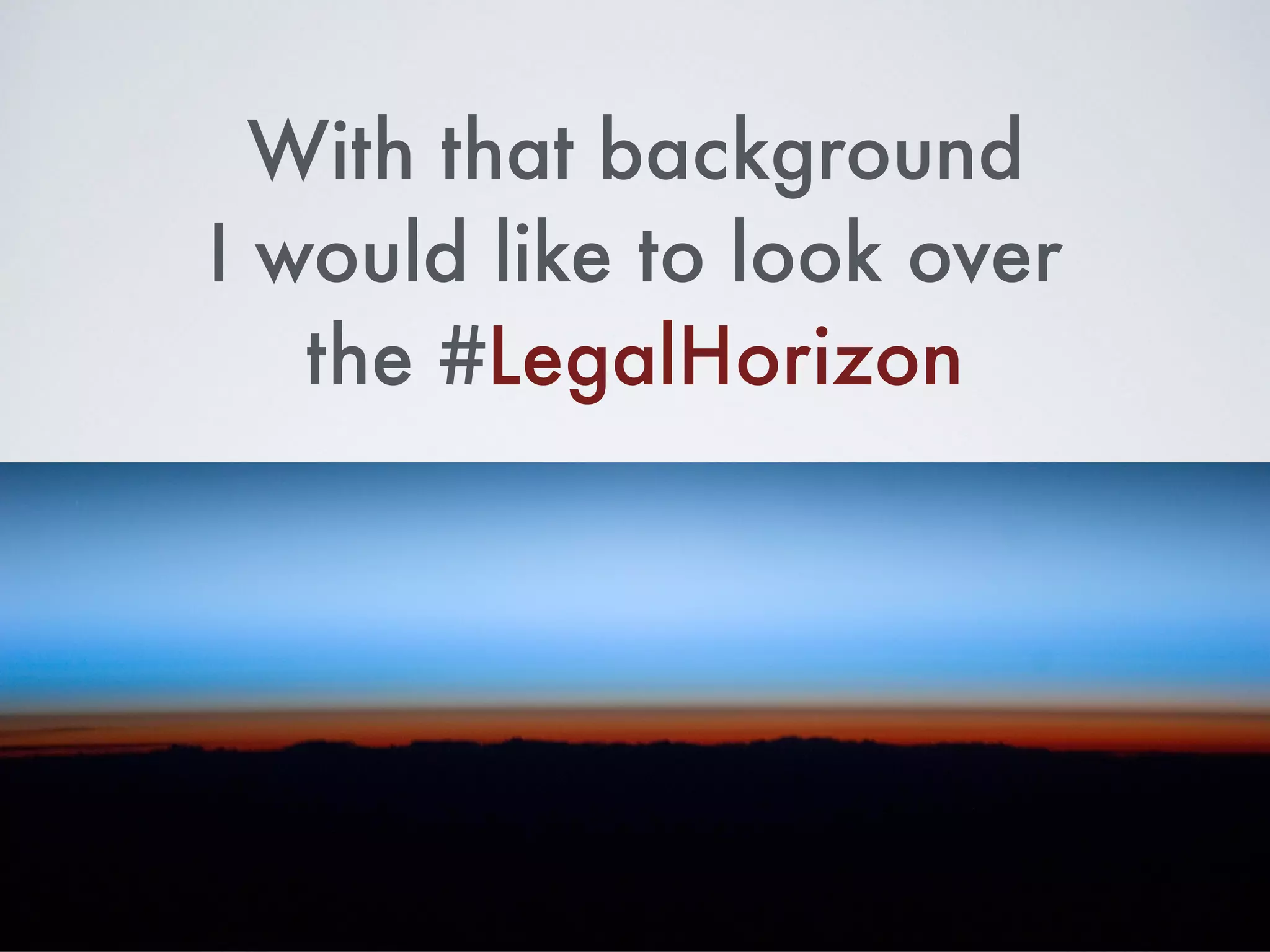 like many other forms
human endeavor
law is full of  
noise predictors …
 