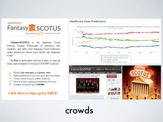 #LegalAnalytics
Quantitative Legal Prediction
 