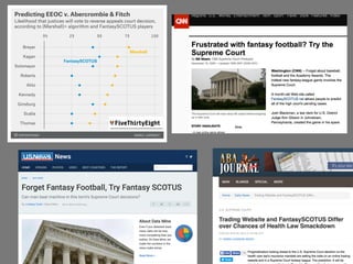 #LegalAnalytics
Quantitative Legal Prediction
 