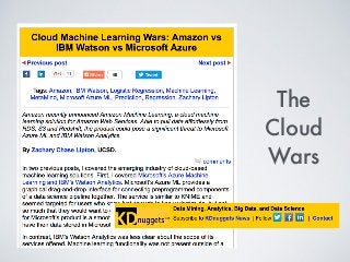 The
Cloud
Wars
 