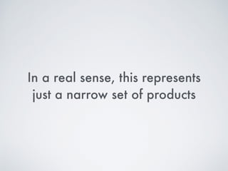 But as
a general
matter …
 