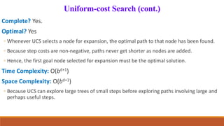Ucs Algorithm Expansion Animation AI Lec 5.pdf al artificial intjdeuifukmdkcmd | PDF