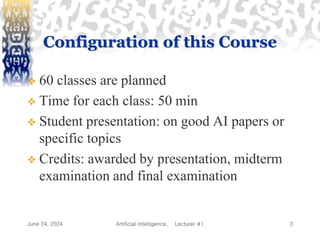 Artificial Intelligence Lecture Slide 01 Ppt Artificial Intelligence Lecture Slide 01 Ppt