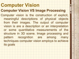 Ai lecture 03 computer vision | PPTX