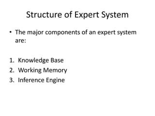 Ai lecture 05 expert system | PPTX
