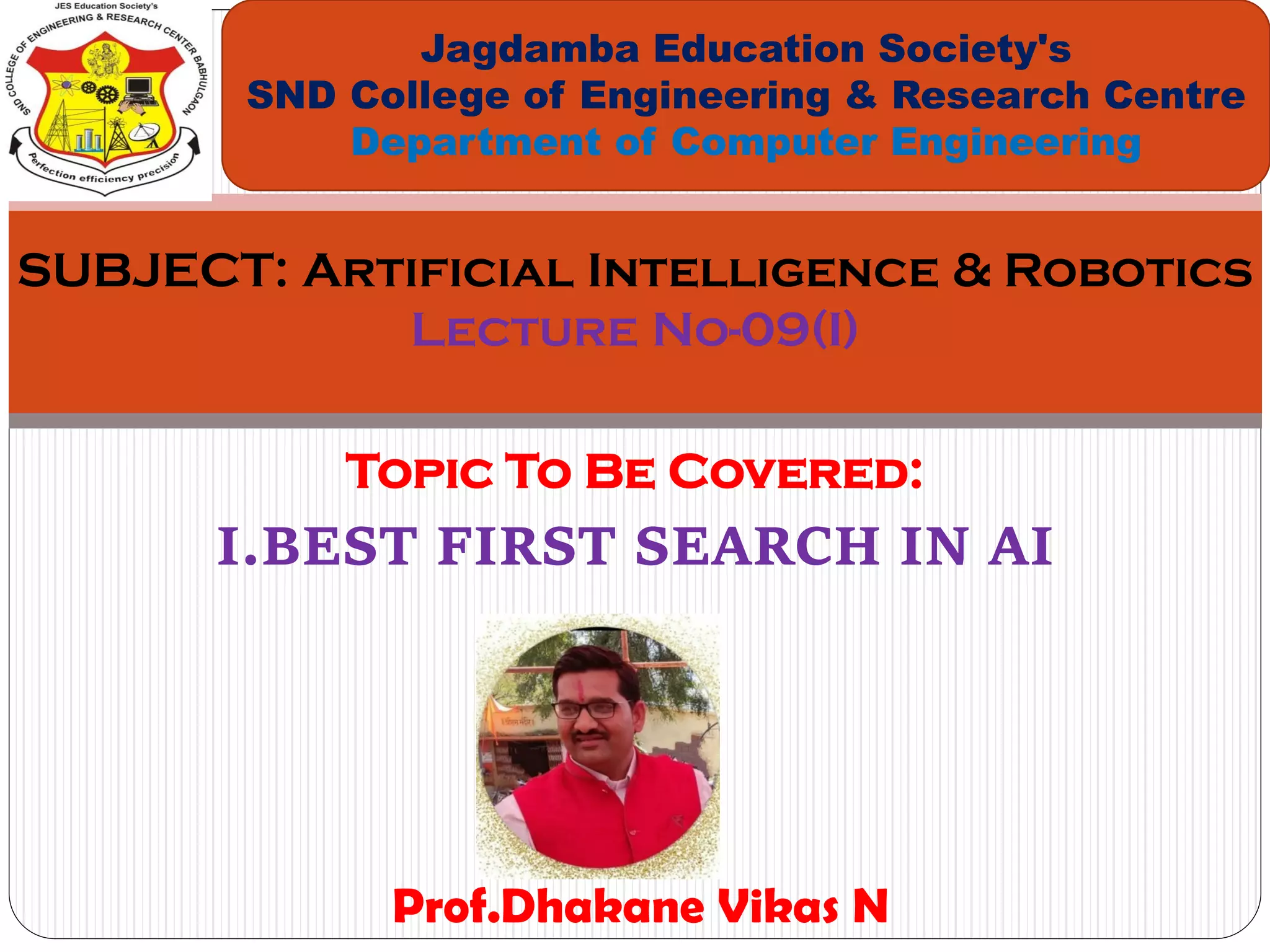 I.BEST FIRST SEARCH IN AI | PDF