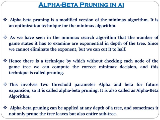 I. Mini-Max Algorithm in AI | PDF | Board Games and Puzzles | Games and ...