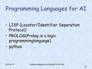 Artificial Intelligence | PPT