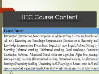 HEC Course Content
 