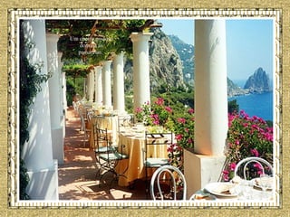 Um cheiro gostoso domina as passarelas.  