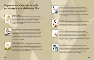 Bigato conta a história de cada                                                      Johannes Gutenberg
                                                                                     Inventor alemão que se tornou famoso pela sua contribuição para
personagem que visitou na ilha                                                       a tecnologia da impressão e tipografia. Criou uma liga para os tipos
                                                                                     de metal e tintas à base de óleo, além de uma prensa gráfica, inspirada
                                                                                     nas prensas utilizadas para espremer as uvas no fabrico do vinho.
                                                                                     Tradicionalmente, crê-se que teria inventado os tipos móveis — que não
                                                                                     passavam, no entanto, de uma melhoria dos blocos de impressão já em
       Imperador Trajano
                                                                                     uso na Europa. (pág. 12)
       Marco Úlpio Nerva Trajano foi imperador em Roma de 98 a 117. Entre
       outras construções, fez a Coluna de Trajano, para glorificar sua capacidade
       militar. O seu baixo-relevo em espiral comemora as vitórias das
                                                                                     Claude Garamond
       campanhas militares contra os Dácios. Depois de sua morte, em 117,
                                                                                     Um dos mais importantes desenhistas de letras do século XVI, desenhou
       o Senado decidiu que as cinzas do seu corpo deviam ser enterradas
                                                                                     a família de letras Garamond, obra-prima da tipografia na época e
       na base da coluna. (pág. 8)
                                                                                     considerada, segundo pesquisas, a letra mais legível do mundo para
                                                                                     textos. Redescoberta no século XX, teve várias reproduções. (pág. 15)

       Carlos Magno
       Foi sucessivamente rei dos Francos (de 771 a 814), rei dos Lombardos
                                                                                     Giambattista Bodoni
       (a partir de 774), e ainda o primeiro imperador do Sacro Império Romano
                                                                                     De Parma, na Itália, começou trabalhando na gráfica do Vaticano
       (coroado em 25 de dezembro do ano 800), restaurando, assim, o antigo
                                                                                     e tornou-se um gênio não só pela beleza do desenho de sua família de
       Império Romano do Ocidente. Para unificar e fortalecer o seu império,
                                                                                     letras mais famosa (bodoni), mas pelo conjunto de sua obra: os belíssimos
       Carlos Magno decidiu executar uma reforma na educação e instaurou
                                                                                     livros que imprimiu e as inovações tecnólogicas nas máquinas de
       a Renascença Carolina, movimento de renovação cultural e intelectual
                                                                                     impressão e nos materiais. Bodoni recebeu os prêmios mais importantes
       que trouxe, entre outras coisas, a escrita em letras maiúsculas
                                                                                     de sua época (século XVIII), incluindo medalhas outorgadas por Napoleão
       e minúsculas à tona. (pág. 10)
                                                                                     e pelos reis da Espanha. (pág. 16)

       Monges e letras Góticas
       Distinta do modelo carolíngio, a letra gótica teve origem por volta do
                                                                                     Francesco Griffo
       século XI, na Bélgica e no norte da França. Em vários conventos medievais
                                                                                     A sua maior façanha foi a invenção do itálico tipográfico, nos anos
       funcionavam as scriptorias, oficinas caligráficas encarregadas de copiar
                                                                                     1500-1501. Inicialmente ourives – como a maioria dos gravadores de tipos
       textos religiosos – e, por vezes, textos da Antiguidade. Era imperativo
                                                                                     da época – e exímio artesão, é considerado o iniciador da independência
       economizar espaço na folha de pergaminho, compactação ainda reforçada
                                                                                     nos desenhos dos tipos para impressão, das letras dos manuscritos
       pelo uso contínuo de abreviaturas. (pág. 11)
                                                                                     humanistas, de onde era adaptada, na época, a maioria dos tipos
                                                                                     venezianos (hoje conhecidos como ‘itálicos’). (pág. 17)




{44}                                                                                                                                                     {45}
 