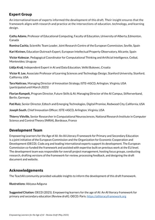 Empowering Learners for the Age of AI: An AI Literacy Framework for ...