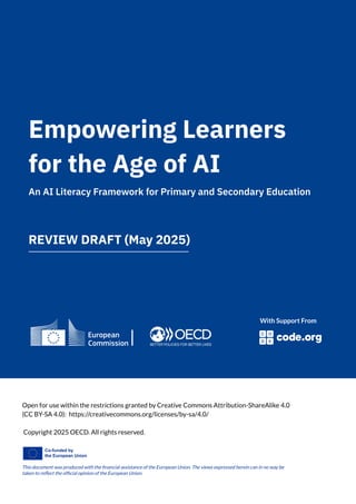 Empowering Learners for the Age of AI: An AI Literacy Framework for ...