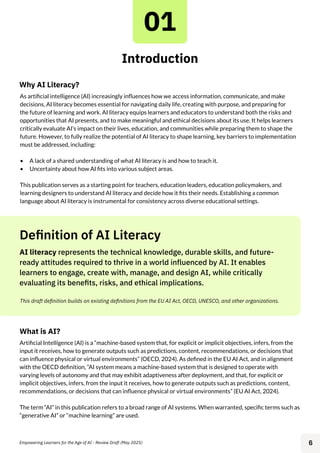 Empowering Learners for the Age of AI: An AI Literacy Framework for ...