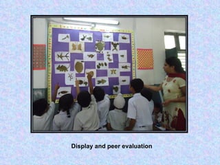 Display and peer evaluation 