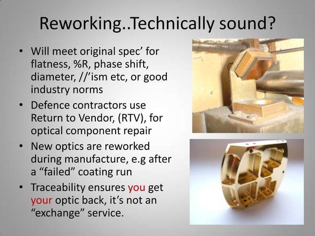 LBP Rework and Repair Laser Optics | PPT