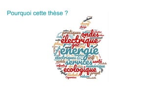 Pourquoi cette thèse ?
 