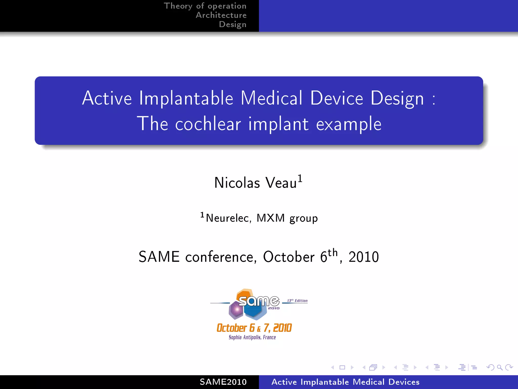 AIMD design and examples | PDF
