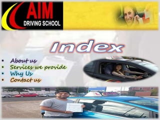 • About us 
• Services we provide 
• Why Us 
• Contact us 
 