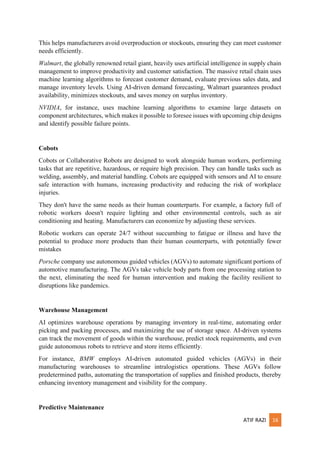Applications of Artificial Intelligence in Mechanical Engineering | PDF