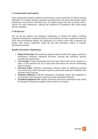 Applications of Artificial Intelligence in Mechanical Engineering | PDF