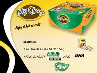 Enjoy it hot or cold!

      INGREDIENTS:
 