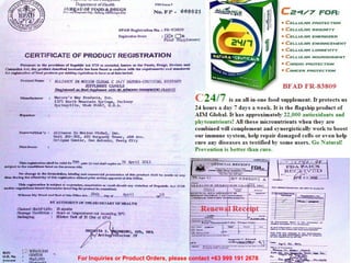 12/17/13
For Inquiries or Product Orders, please contact +63 999 191 2678

 