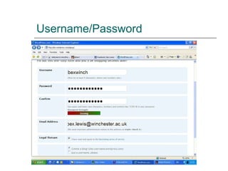 Username/Password 
