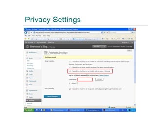 Privacy Settings 
