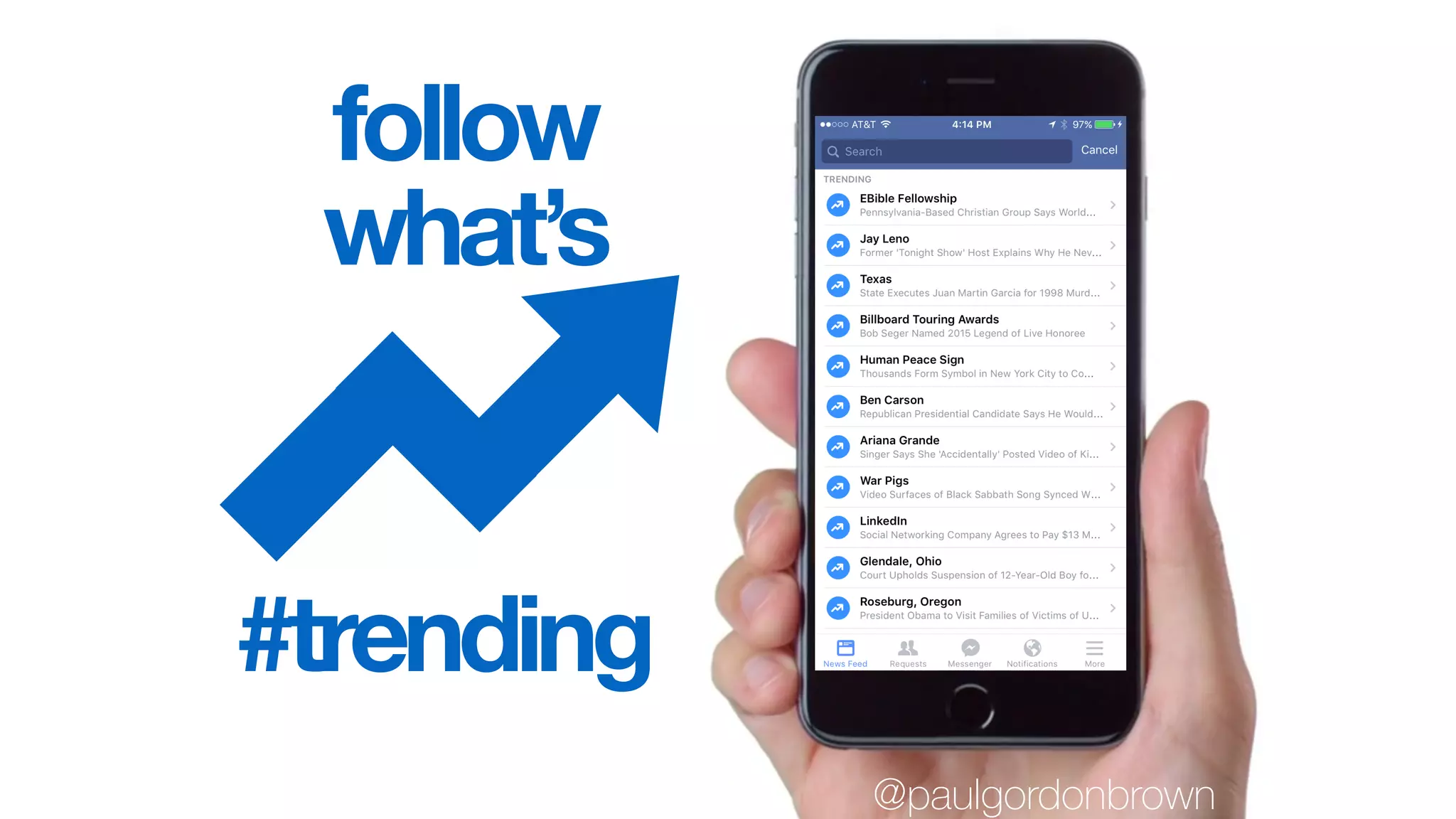 follow
what’s
#trending
@paulgordonbrown
 