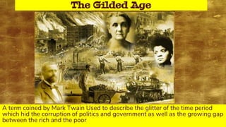 who coined the term gilded age
