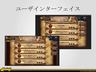 ユーザインターフェイス

 